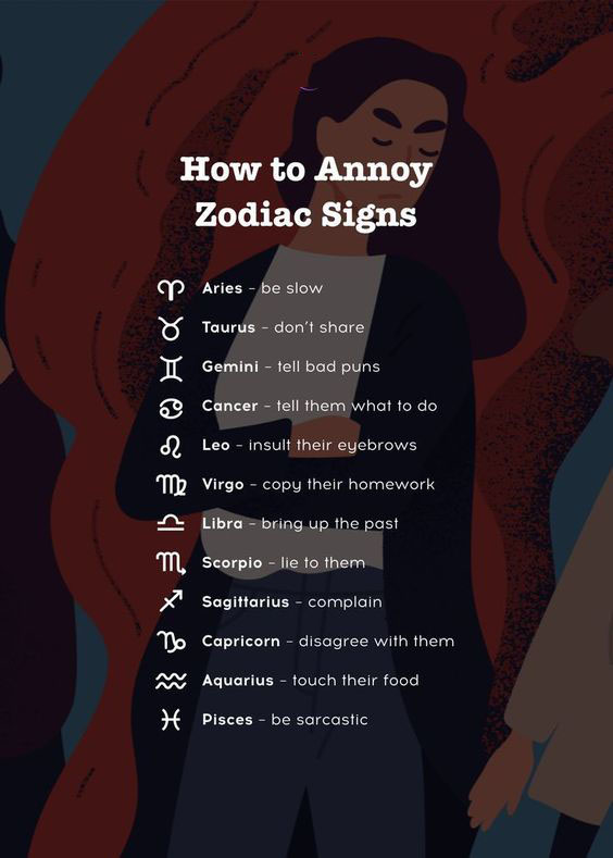 Zodiac Quirks: How to Annoy Each Sign